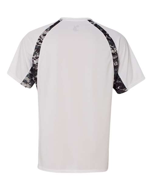 Men's Hook Digital T-Shirt - White/ Black Back