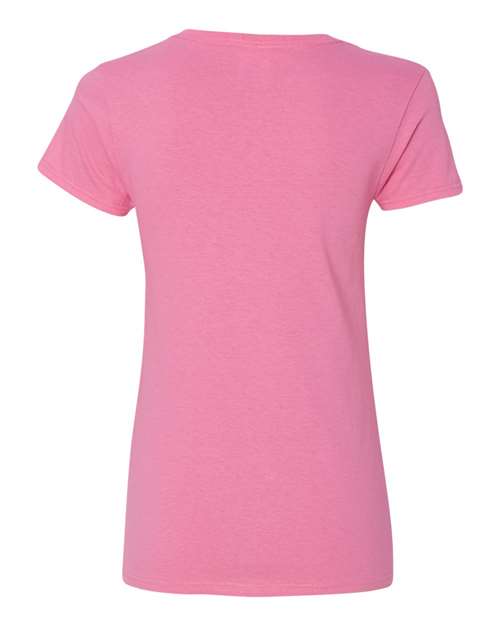 Gildan Women's Heavy Cotton™ V-Neck T-Shirt - Back
