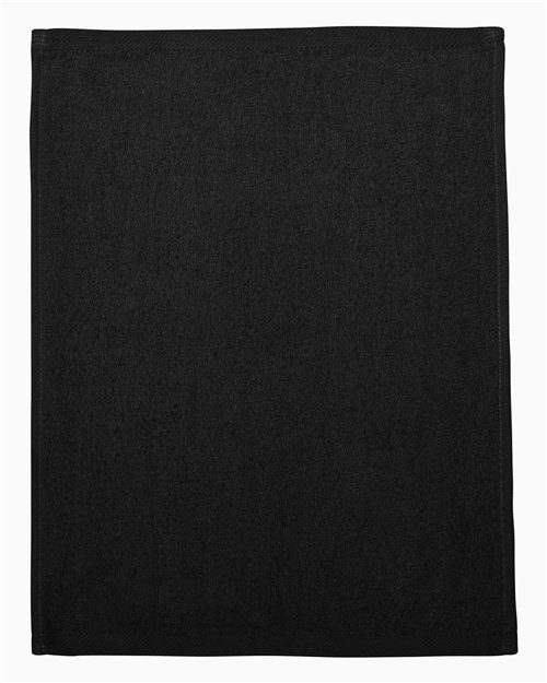 Hemmed Fingertip Towel - Maroon Front