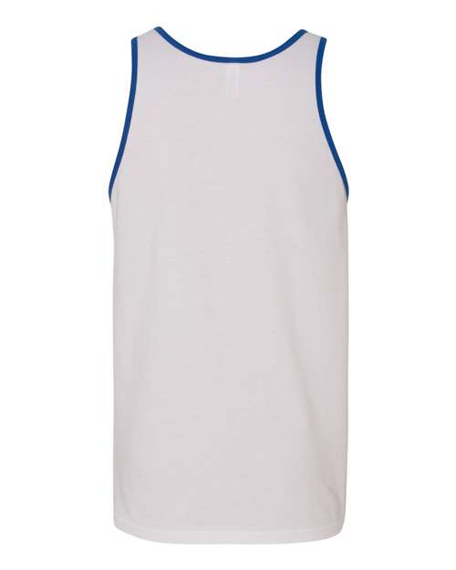 Jersey Tank - White/ True Royal Back