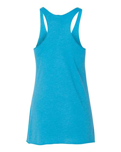 Women’s Triblend Racerback Tank - Vintage Turquoise Back