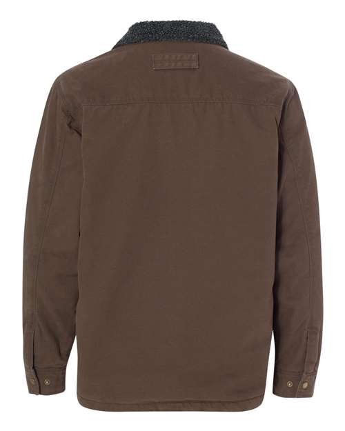 Men's Endeavor Canyon Cloth™ Canvas Jacket with Sherpa Lining - Tobacco Back