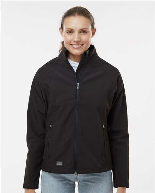 DRI DUCK Women's Contour Soft Shell Jacket - Model Front