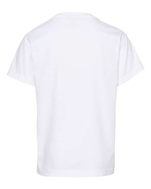 Youth Garment-Dyed Heavyweight T-Shirt - White Back