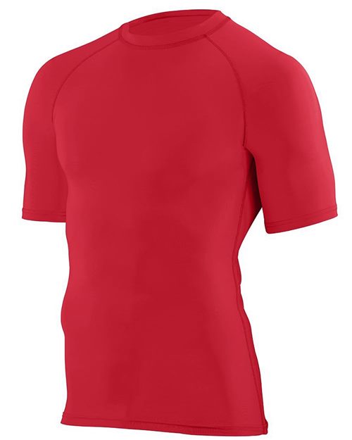 Men's Hyperform Compression Raglan T-Shirt - White Front
