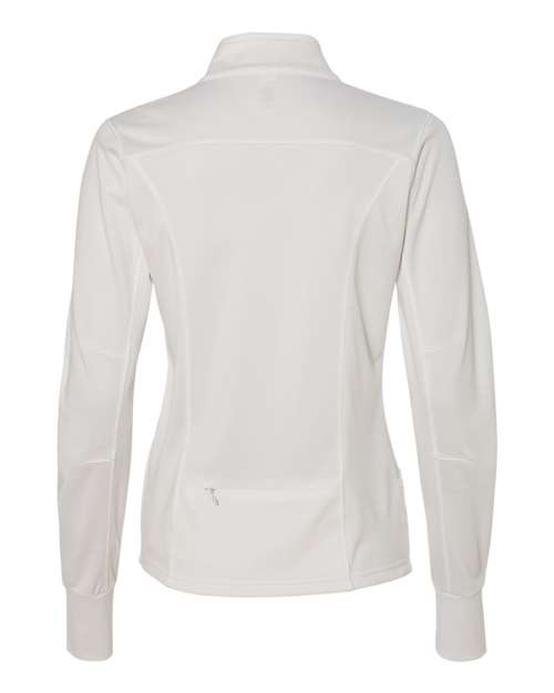 Women's Poly-Tech Full-Zip Track Jacket - White Back