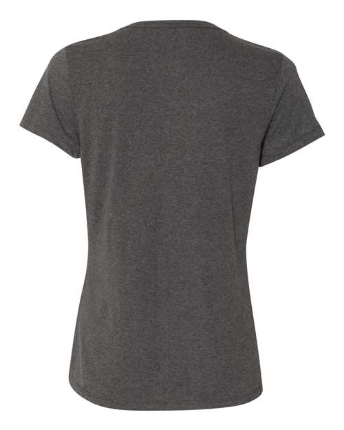 Women's Perfect-T Triblend V-Neck T-Shirt - Slate Triblend Back