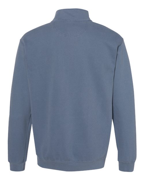 Comfort Colors Unisex Garment-Dyed Quarter-Zip Sweatshirt - Back