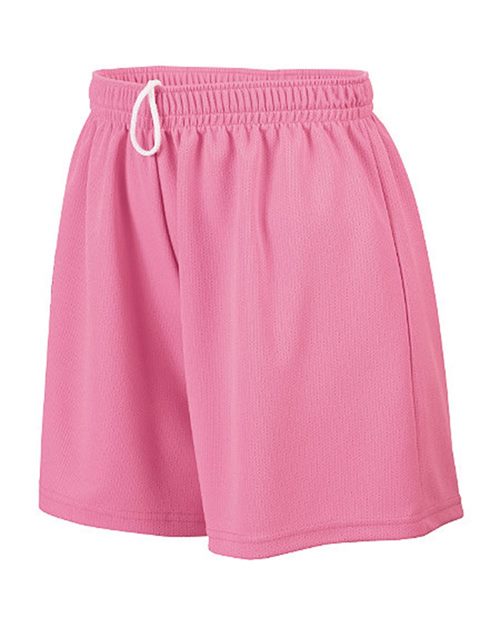 Women's Wicking Mesh Shorts - Black Front
