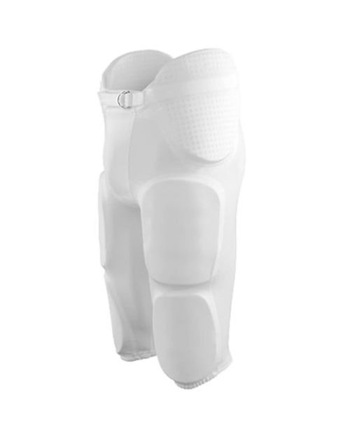 Youth Gridiron Integrated Football Pants - Black Front