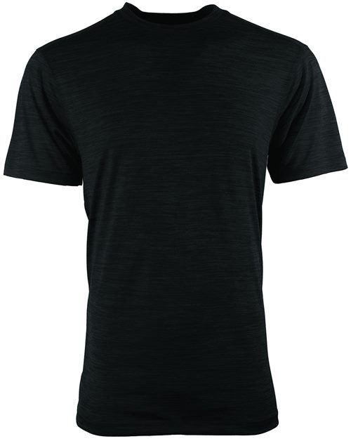 Unisex Shadow Tonal Heather Training T-Shirt - Black Front