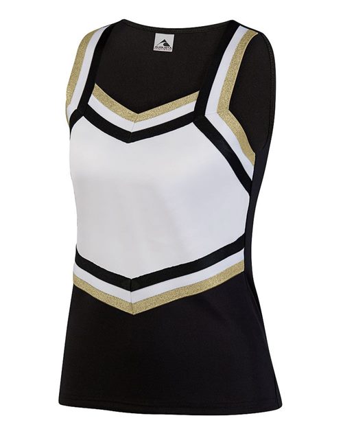 Girls' Pike Cheer Shell - Black/ Red/ White Front