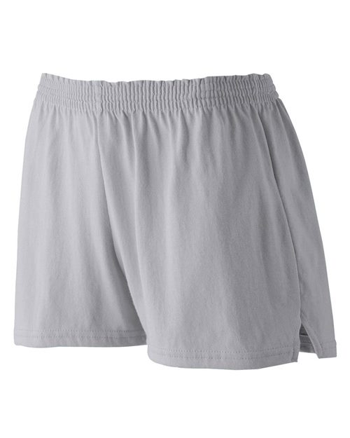 Girls' Trim Fit Jersey Shorts - Athletic Heather Front