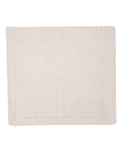 Oversized Mink Sherpa Blanket - Royal Back