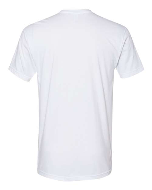 Unisex Cotton Pocket T-Shirt - White Back