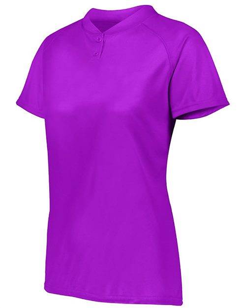 Women's Attain Two-Button Jersey - Black Front