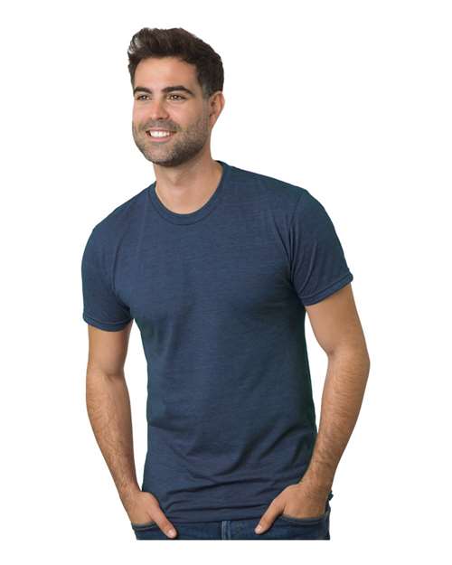 Unisex Triblend T-Shirt - Tri Steel Blue Front