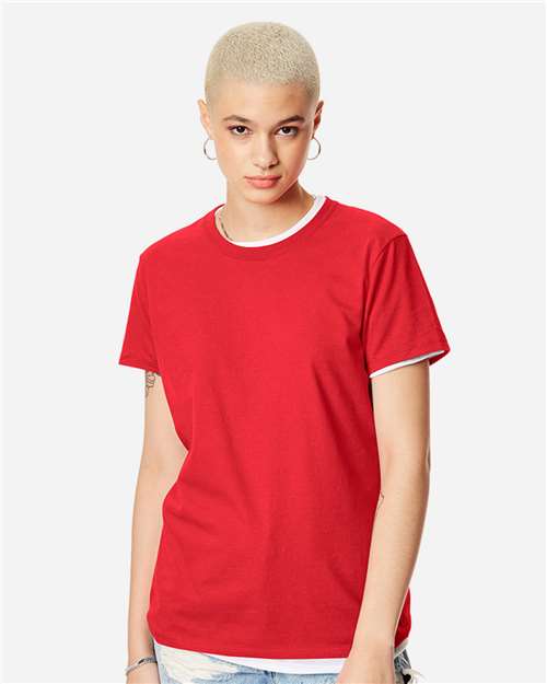 Hanes Women's Perfect-T T-Shirt - Model Front