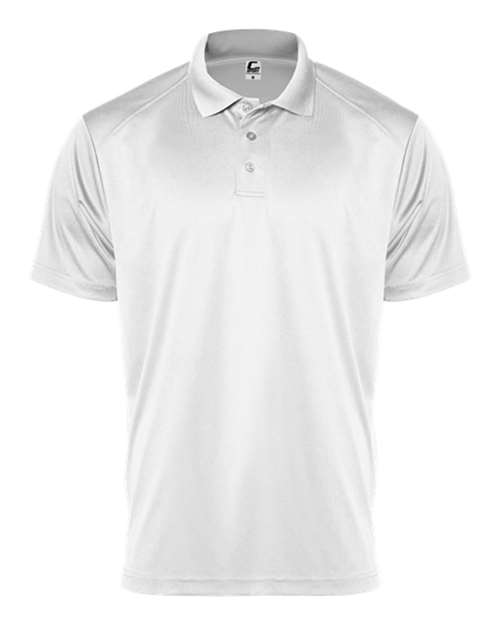 Youth Utility Polo - White Front