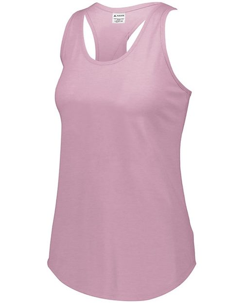 Women's Lux Triblend Tank Top - Black Heather Front