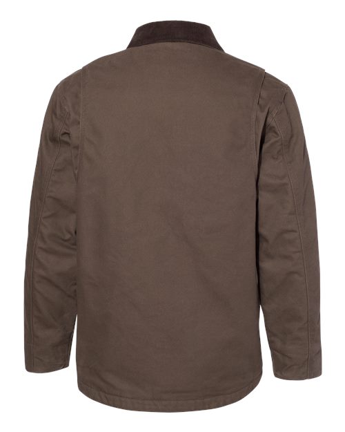 Men's Tall Rambler Boulder Cloth Jacket - Tobacco Back