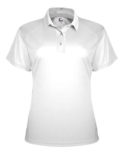 Women's Polo - White Front