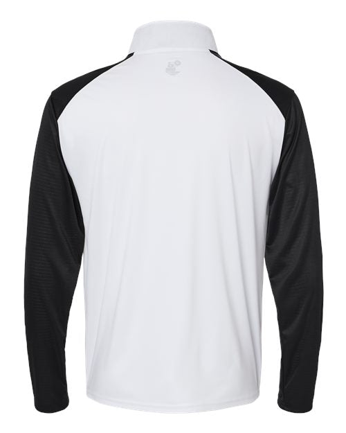 Men's Breakout Quarter-Zip Pullover - White/ Black Back