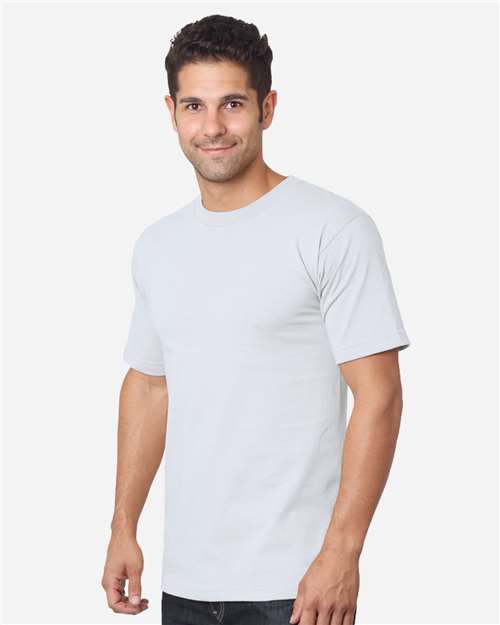 Unisex USA-Made Heavyweight Ring-spun T-Shirt - White Front