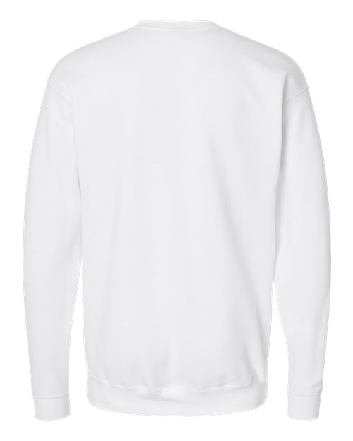 Unisex Perfect Sweats Crewneck Sweatshirt - White Back