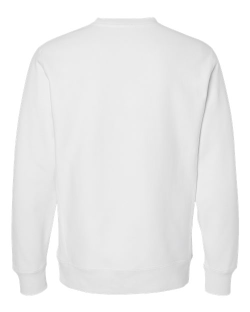 Unisex Legend Premium Heavyweight Cross-Grain Crewneck Sweatshirt - White Back