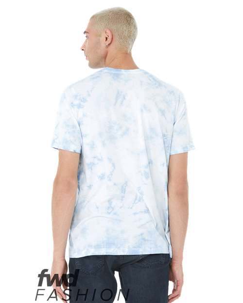 FWD Fashion Tie-Dyed Tee - White/ Sky Blue Back