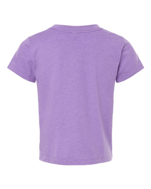 Toddler Jersey Tee - Heather Team Purple Back