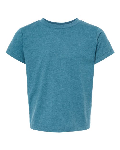 Toddler Jersey Tee - Heather Deep Teal Front