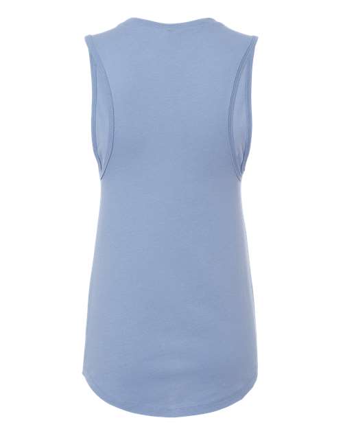 Women's Jersey Muscle Tank - Lavender Blue Back
