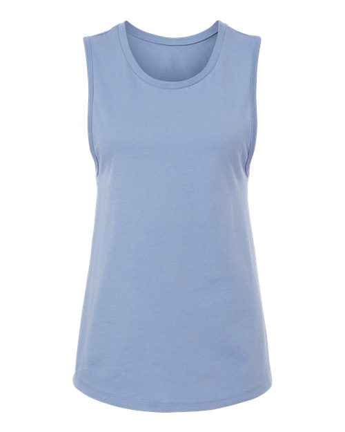 Women's Jersey Muscle Tank - Lavender Blue Front
