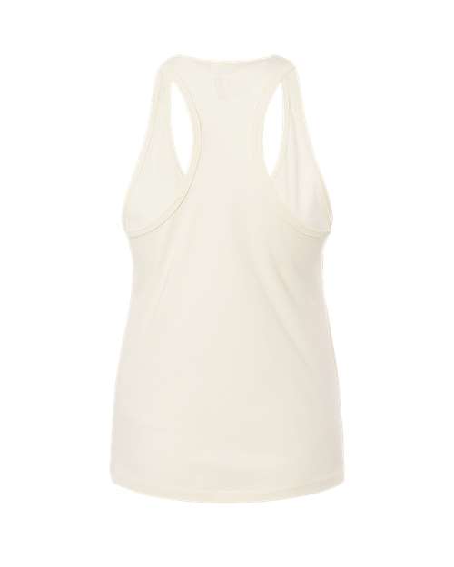 Women's Jersey Racerback Tank - Natural Back