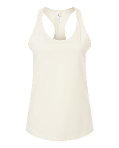 Women's Jersey Racerback Tank - Natural Front