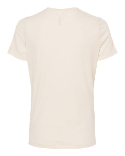 Women’s Relaxed Fit Heather CVC Tee - Heather Natural Back