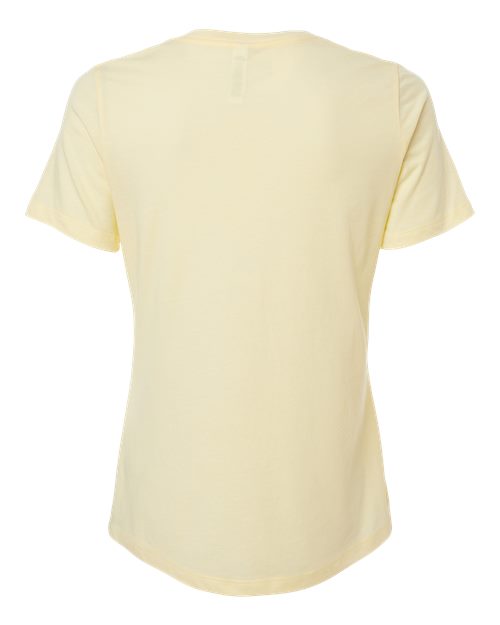 Women’s Relaxed Fit Heather CVC Tee - Heather French Vanilla Back