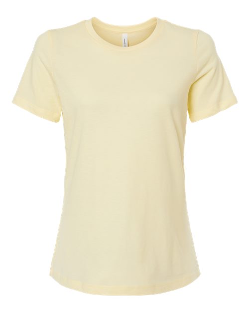 Women’s Relaxed Fit Heather CVC Tee - Heather French Vanilla Front