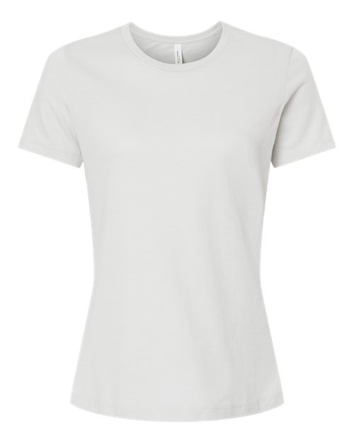 Women’s Relaxed Fit Heather CVC Tee - Heather Silver Front