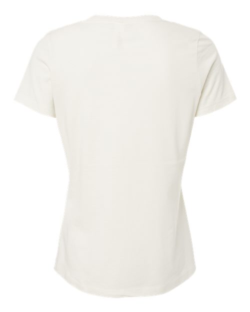 Women’s Relaxed Jersey V-Neck Tee - Vintage White Back