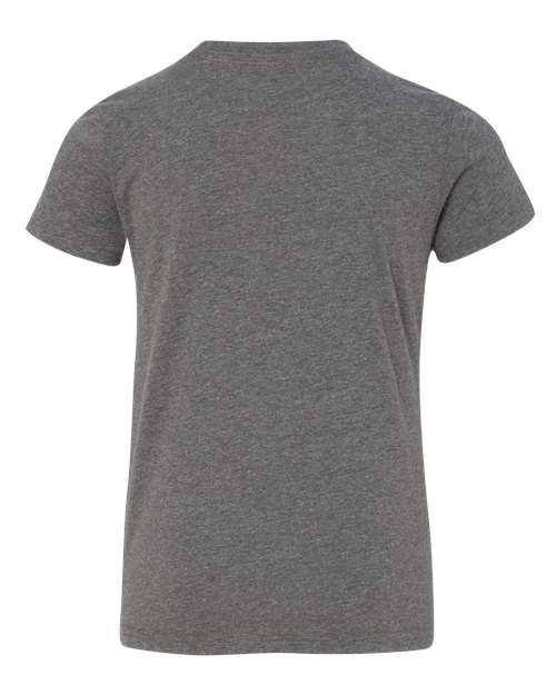 Youth CVC Jersey Tee - Deep Heather Back