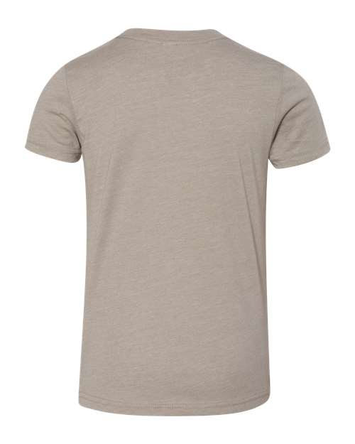 Youth CVC Jersey Tee - Heather Stone Back