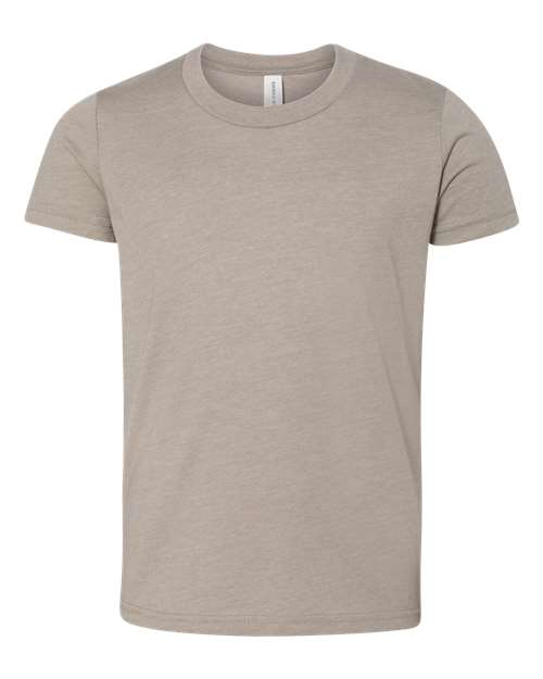 Youth CVC Jersey Tee - Heather Stone Front