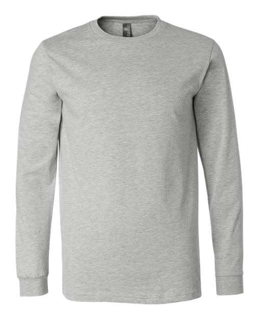 BELLA + CANVAS Heather CVC Long Sleeve Tee - Athletic Heather Front