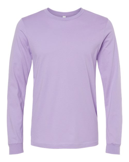 Unisex Jersey Long Sleeve Tee - Dark Lavender Front