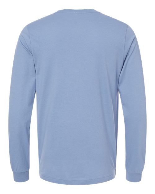 Unisex Jersey Long Sleeve Tee - Lavender Blue Back