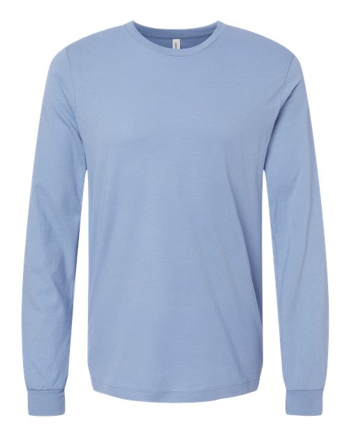 Unisex Jersey Long Sleeve Tee - Lavender Blue Front