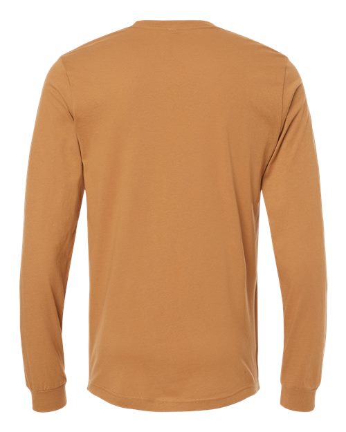 Unisex Jersey Long Sleeve Tee - Toast Back